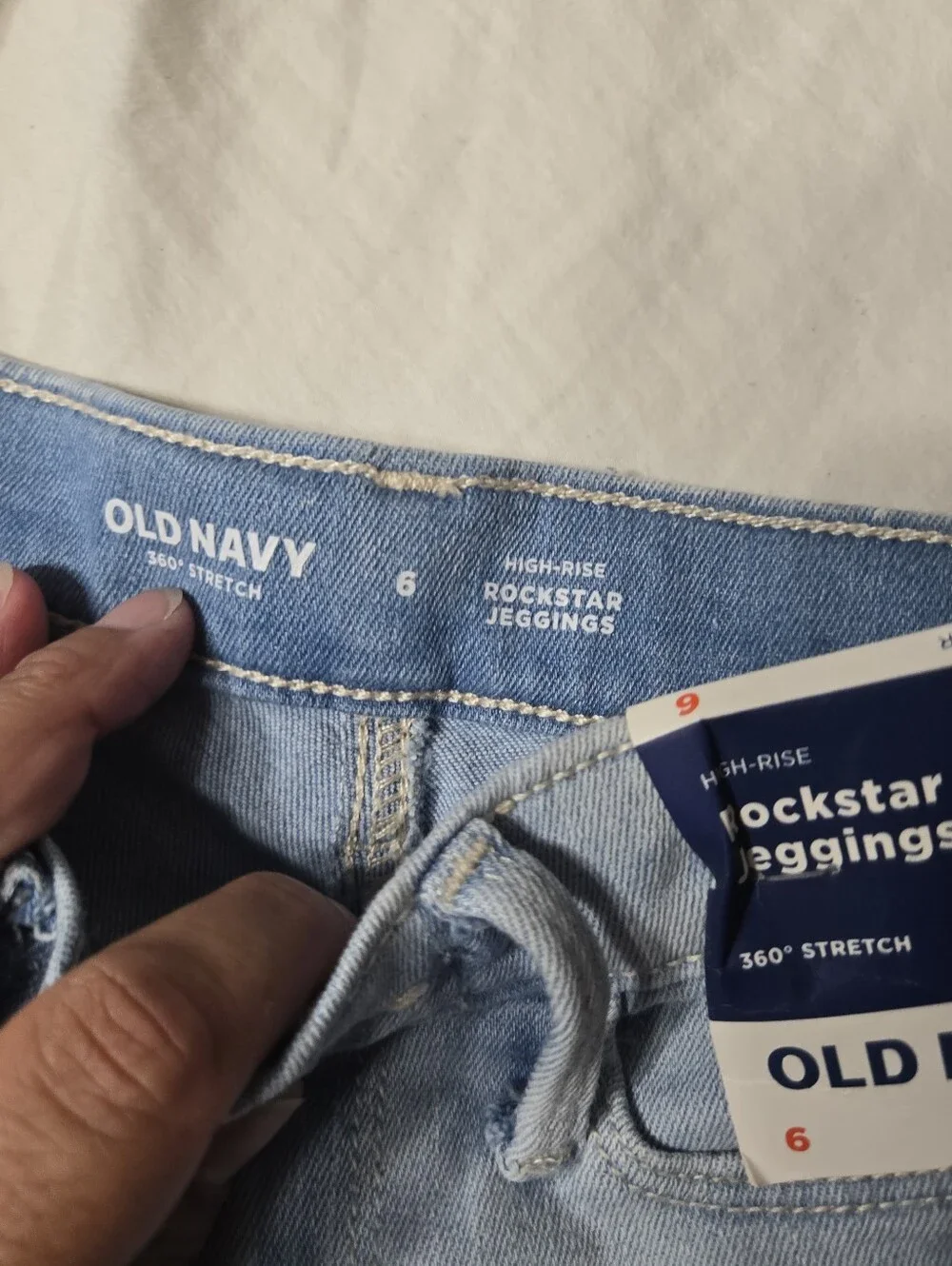 Girl's 3 Pair Of Jeans Old Navy And Oshkosh Sz 6/6xs/6xr